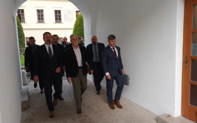 FOTOGALERIE: Prezident Petr Pavel na návštěvě Olomouce