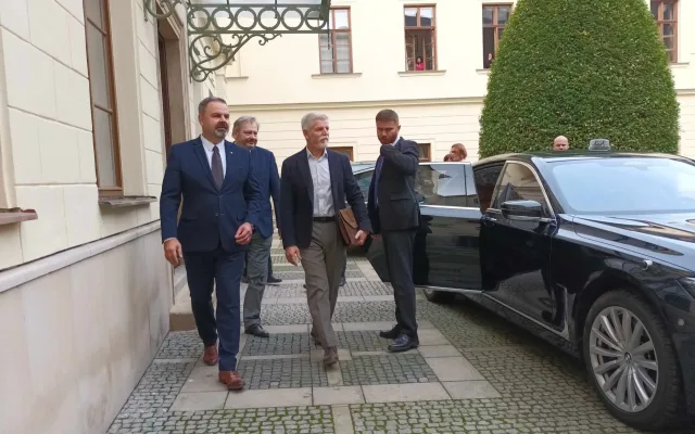 FOTOGALERIE: Prezident Petr Pavel na návštěvě Olomouce