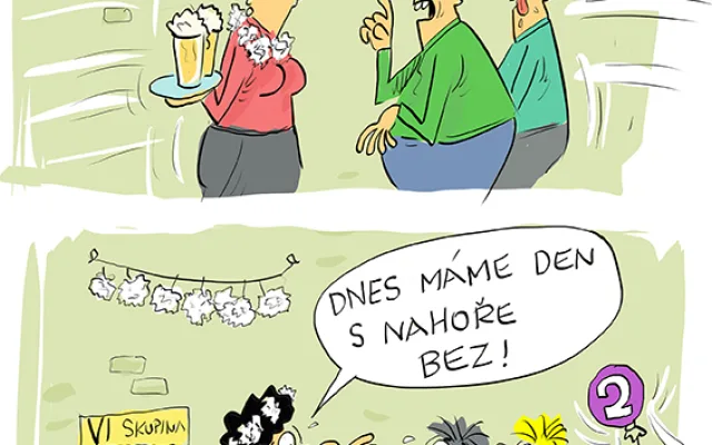 FOTOGALERIE: První v měsíci středa, humoru a legrace je třeba