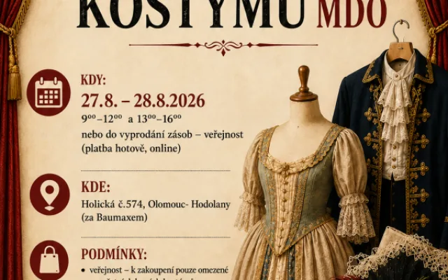 Moravské divadlo nabídne poprvé v historii odprodej nepotřebných kostýmů