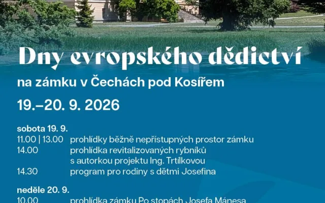 Dny evropského dědictví na zámku v Čechách pod Kosířem