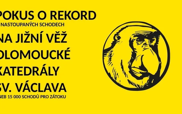 Výstup na jižní věž katedrály Sv. Václava v Olomouci. Pokus o rekord