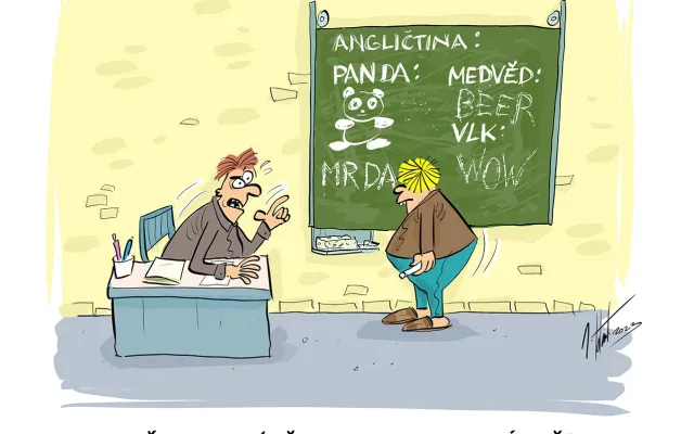 ORAŽENÉ OBRÁZKY: Zářijová dávka vtipů od kreslíře Jana Tatarky