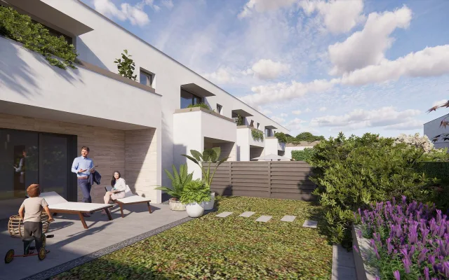 Vizualizace rezidenčního projektu u areálu firmy Czech-Gen v Olomouci-Černovíře