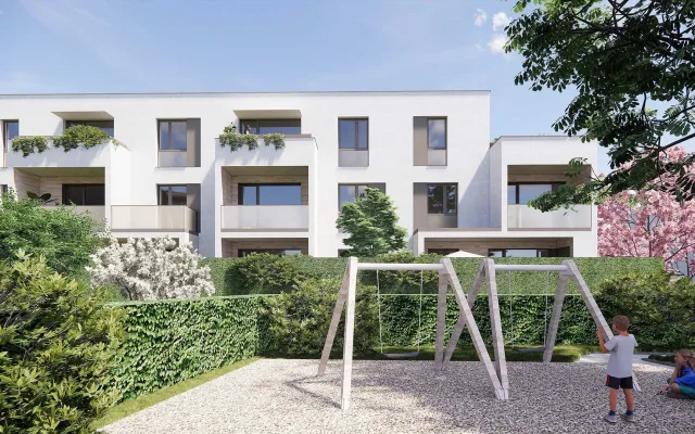 Vizualizace rezidenčního projektu u areálu firmy Czech-Gen v Olomouci-Černovíře
