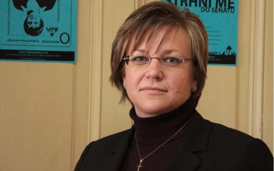 Nová ombudsmanka filozofické fakulty Andrea Preissová Krejčí. Foto: UPOL