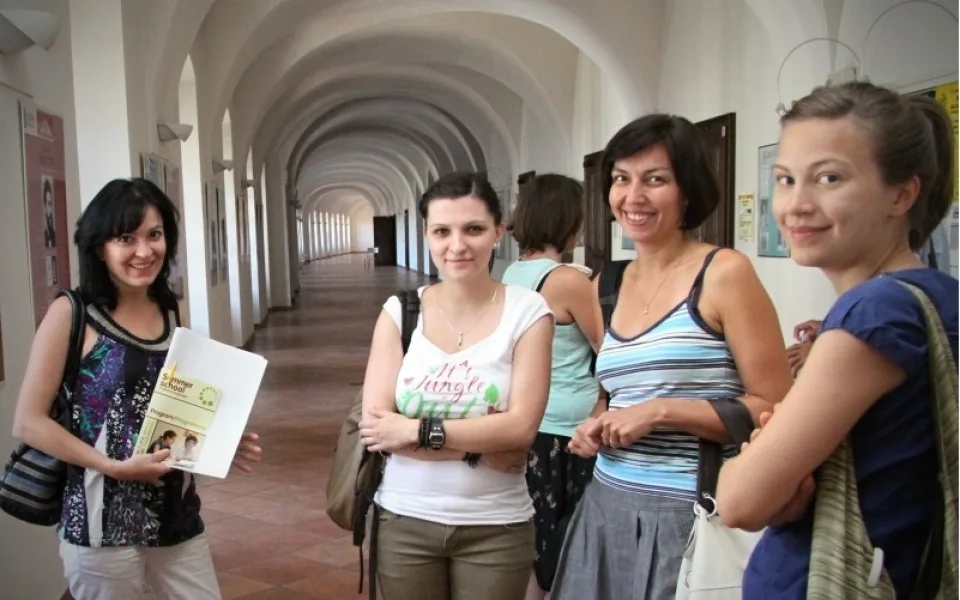 Studentky Letní školy slovanských studií. Archivní foto: Velena Mazochová/UPOL