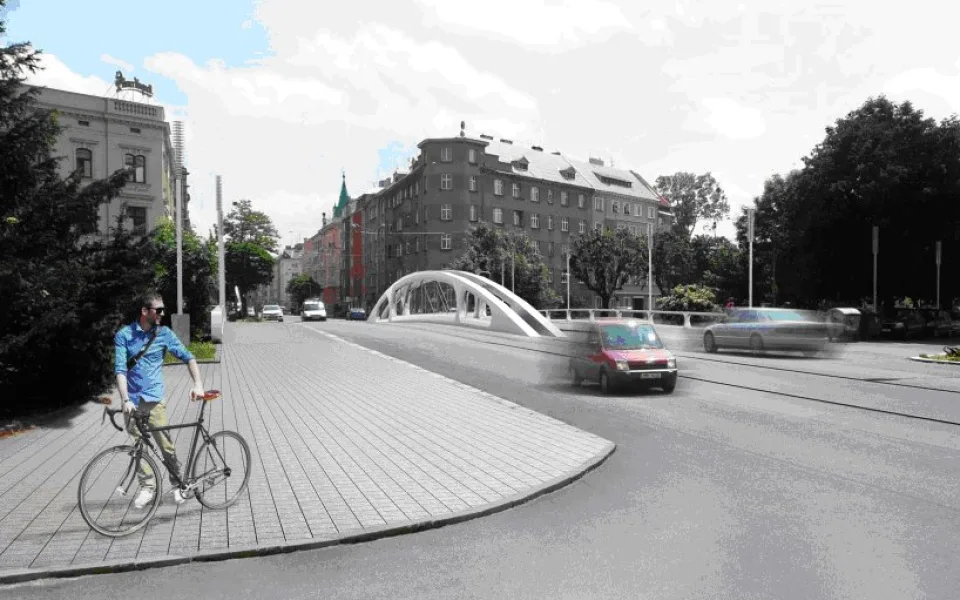 Vizualizace mostu Václava Rendera