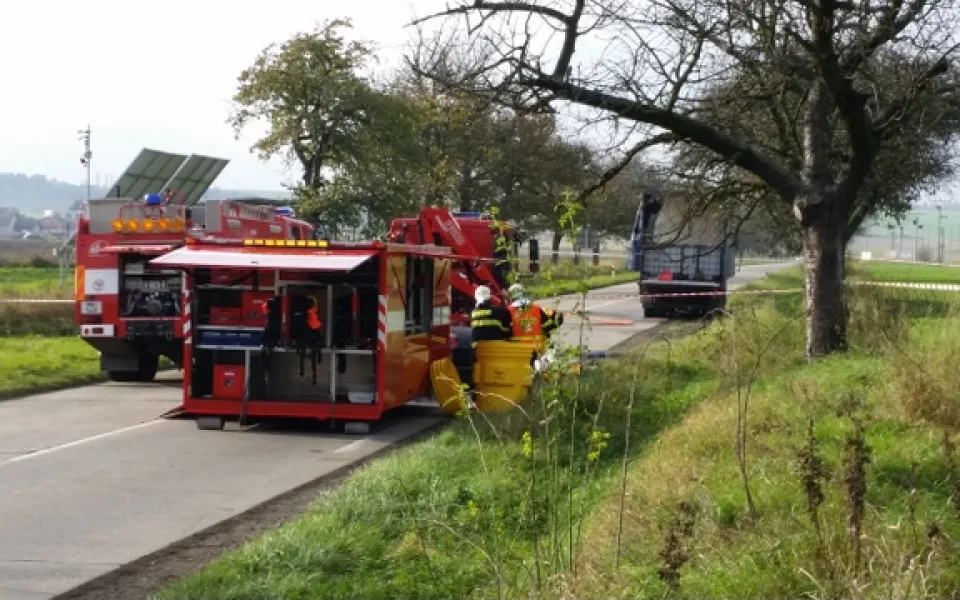 zásah hasičů na Prostějovsku, zdroj: hzsol.cz