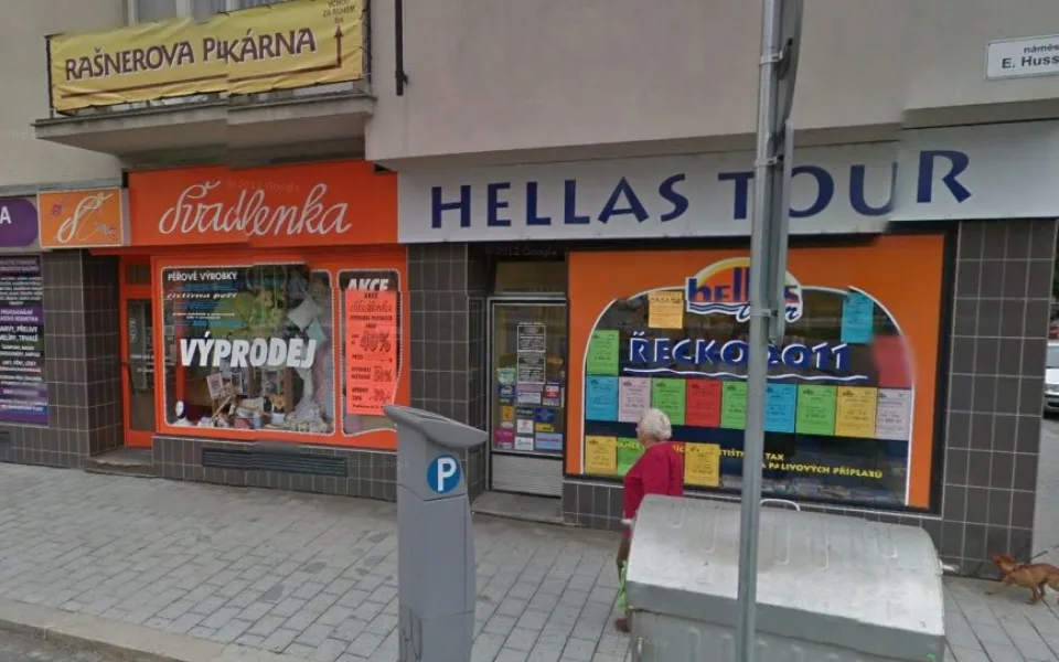 Hellas tour v Prostějově, zdroj: www.googlemaps.cz