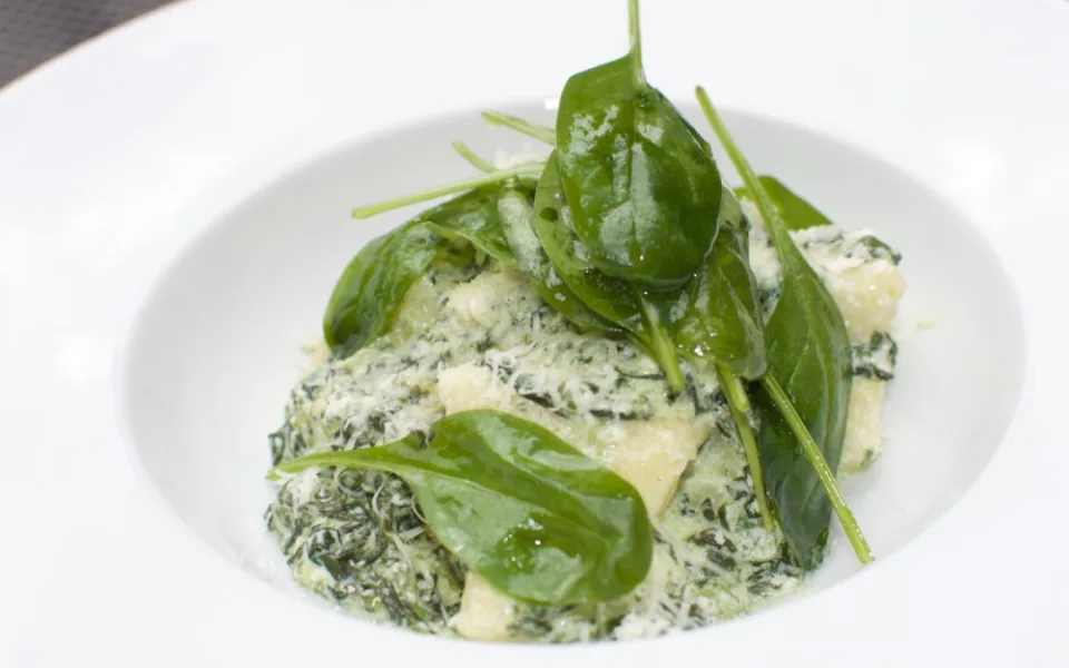 Domácí gnocchi se špenátem ricottou a parmazánem