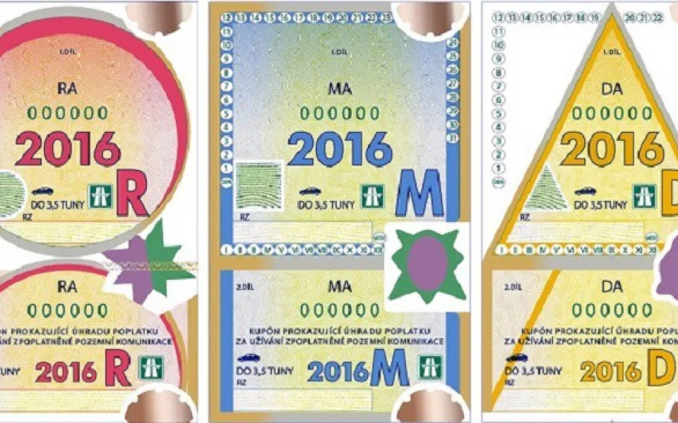 Cena dálničních kuponů zůstane v roce 2016 stejná, změní se ale jejich podoba