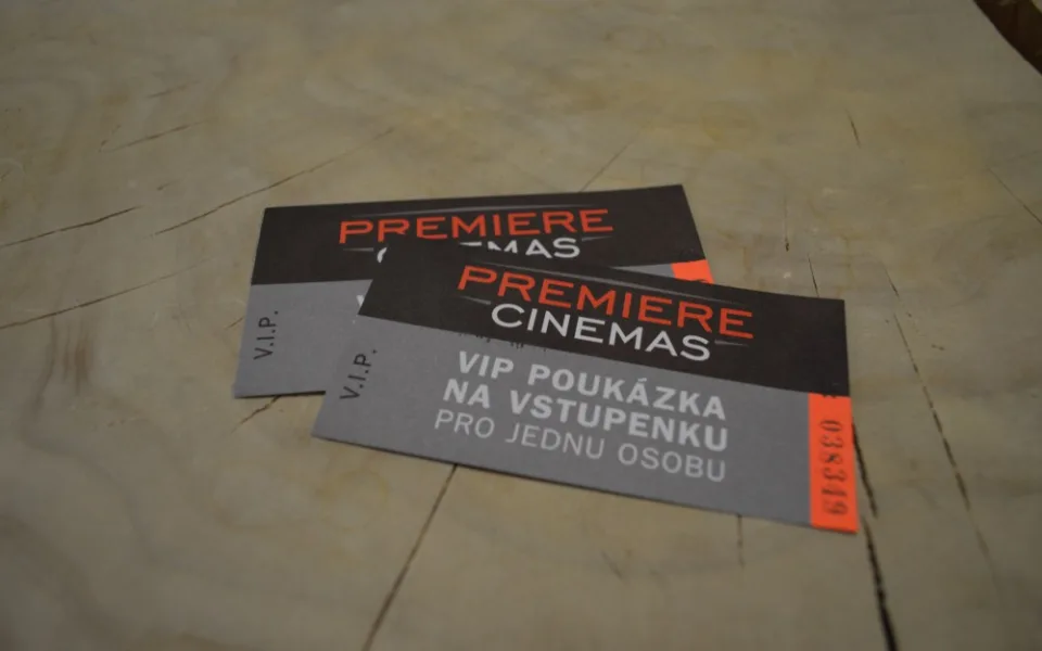 VIP lístky do Premiere Cinemas vyhrává...