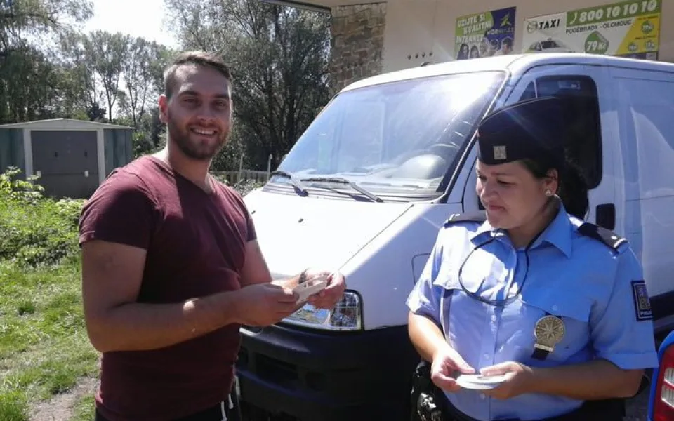 Preventivní akce policistů na Poděbradech