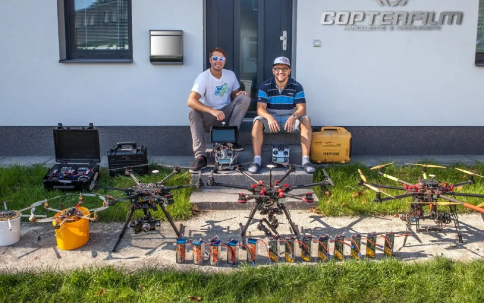 ROZHOVOR: Olomoučtí kluci z Copterfilmu berou vše s nadhledem, a to doslova