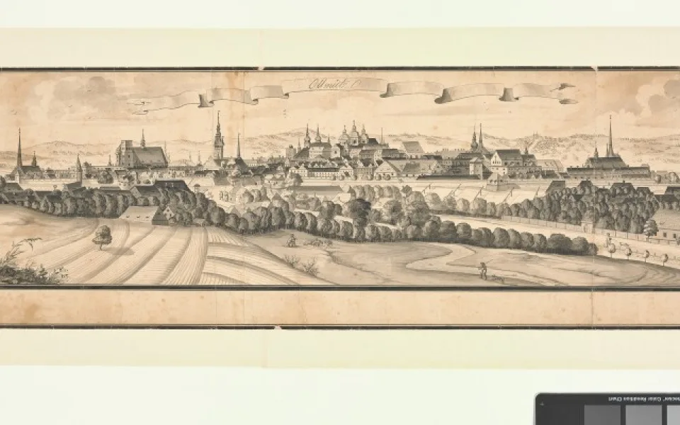 Veduta barokní Olomouce