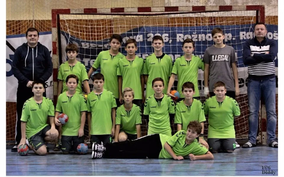 Házenkářský tým mladších žáků TJ STM Olomouc skončil bronzový v turnaji Dobiáš CUP
