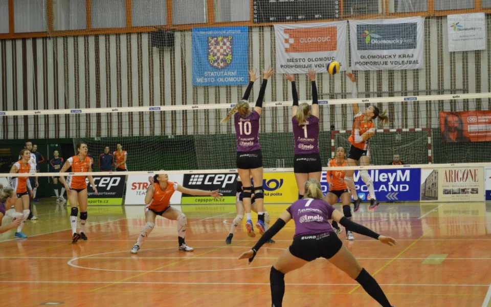 Olomoučanky porazily svého nizozemského soupeře hladce 3:0, v dalším kole je čeká daleká Kazaň