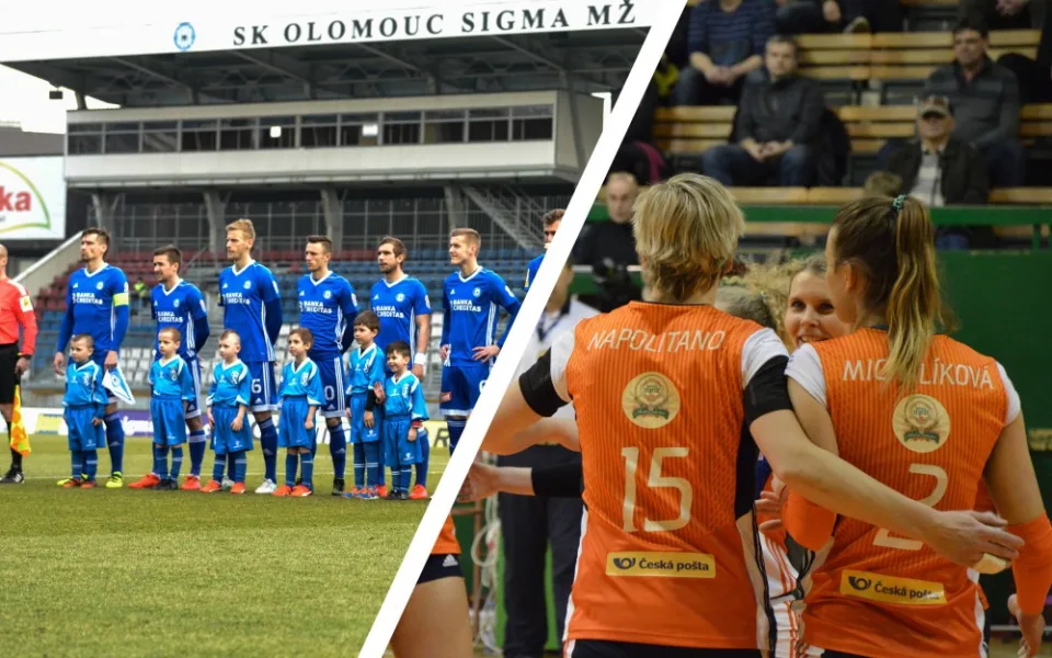 Fotbalisté Sigmy se v poslední fázi sezóny budou snažit o udržení dostatečného náskoku na nepostupové příčky. Volejbalistky Olomouc budou v Ostravě bojovat o finále
