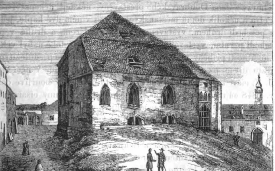 Blažejský kostel, zbořen 1840