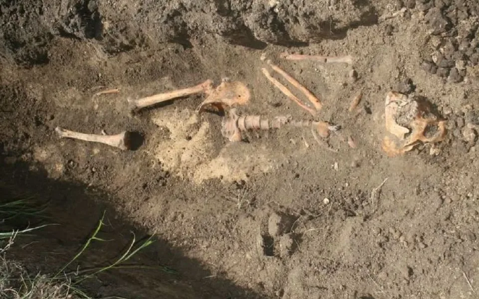 Na Prostějovsku byla nalezena kostra německého vojáka z války