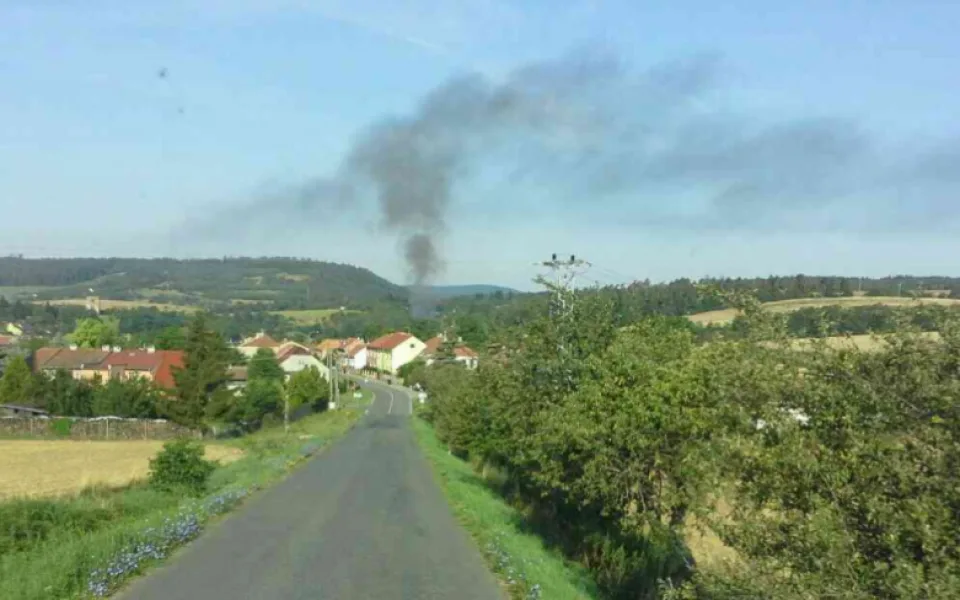 V Otaslavicích hořela střecha rodinného domu