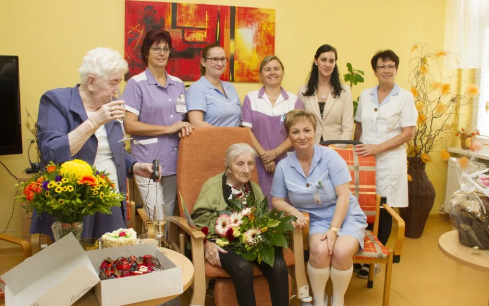 Nejstarší obyvatelka Olomouce Marta Musilová dnes oslavuje 107. narozeniny