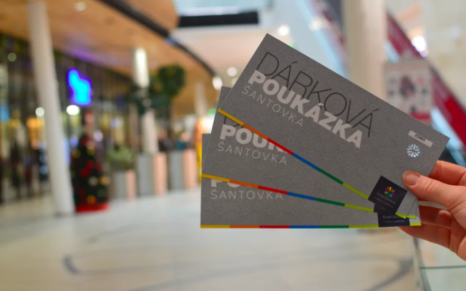 Dárkové poukazy v Šantovce