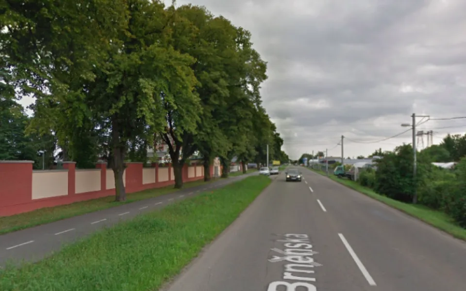 Brněnská ulice v Prostějově