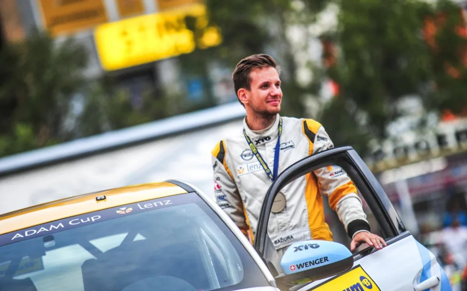 Mladý rallye závodník z Olomouce Martin Baďura