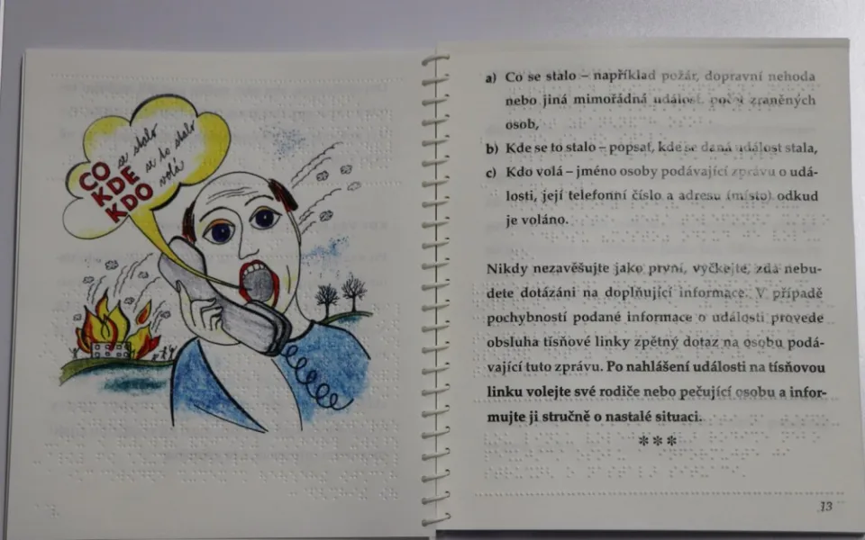 Publikace pro nevidomé a slabozraké děti