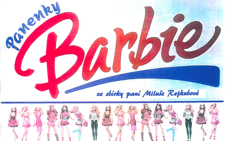 Expozice panenek Barbie představuje její už skoro šedesátiletý vývoj