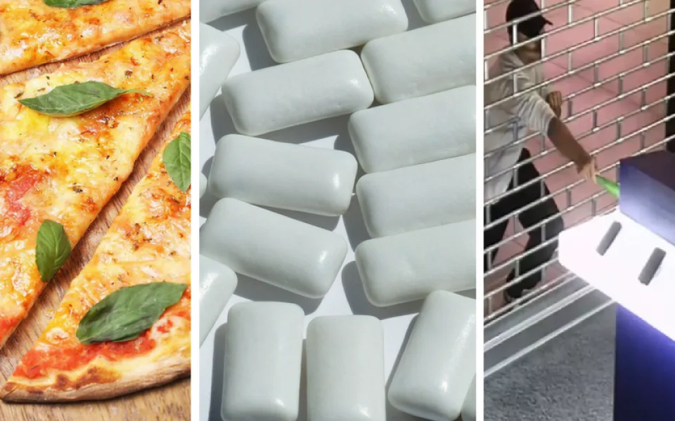 KRIMIPERLY 2017: Čelíčko za "čest práci" u pizzy, velká žvýkačková krádež i krádež mobilů deštníkem