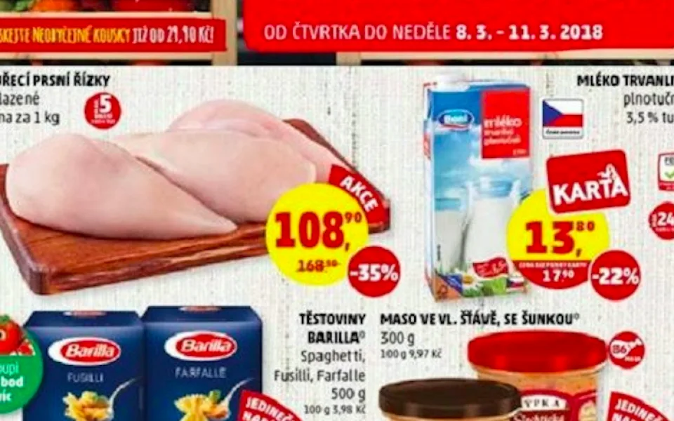 Penny Market lákal na výhodný nákup masa, výrobce ale nejspíš vědomě lhal o obsahu balení
