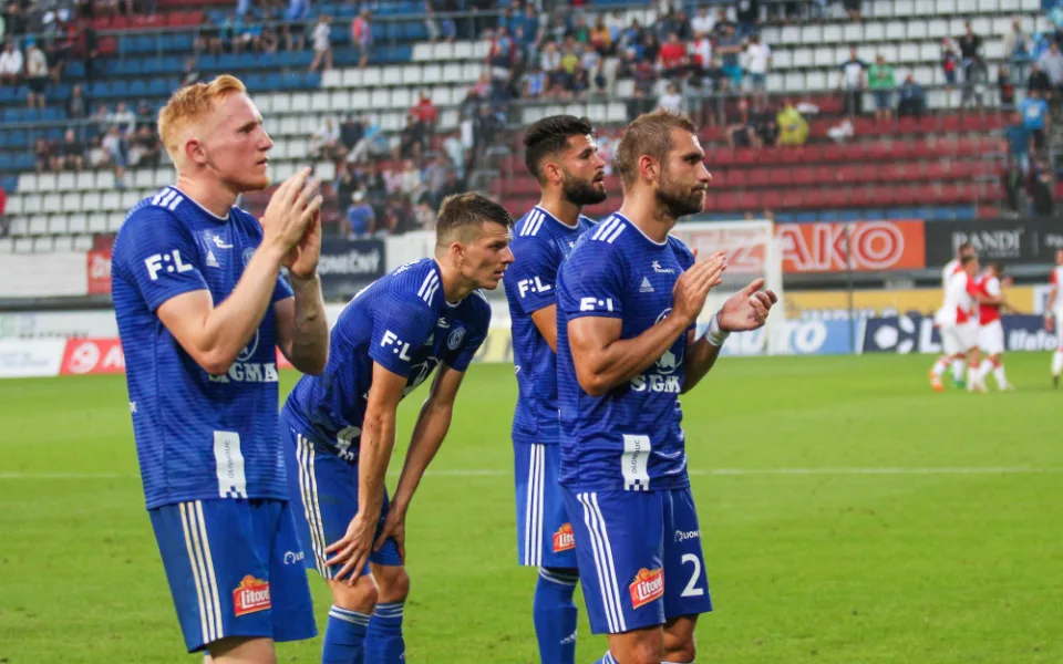 FOTOGALERIE: Slavia nadělila na úvod ligy Sigmě tři góly, z domácích zářil nováček Pilař