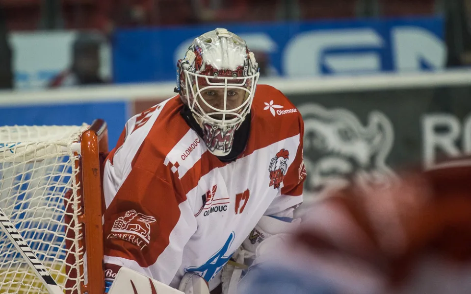 FOTOGALERIE: Čtvrtá prohra Kohoutů v řadě. Olomouc podlehla Třinci 3:6