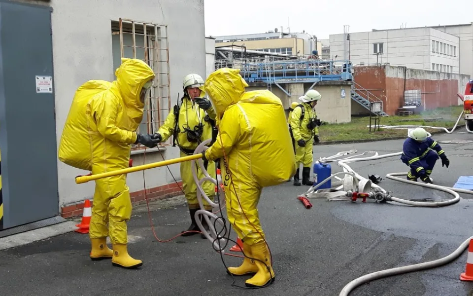 V olomouckém Farmaku dnes zněla varovná siréna. Naštěstí šlo jen o cvičení