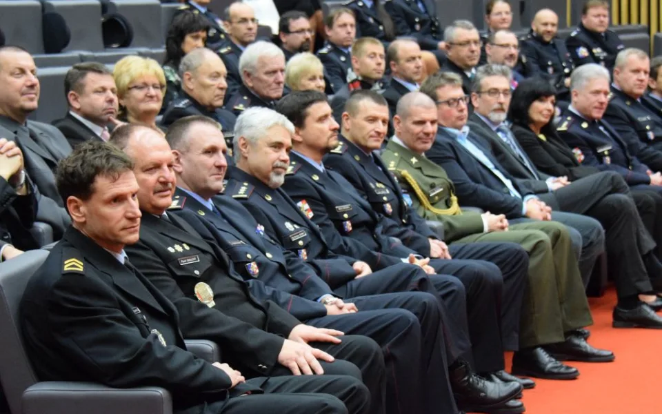 FOTO: V Olomouci byli oceněni nejlepší policisté. Předány byly i medaile za věrnost
