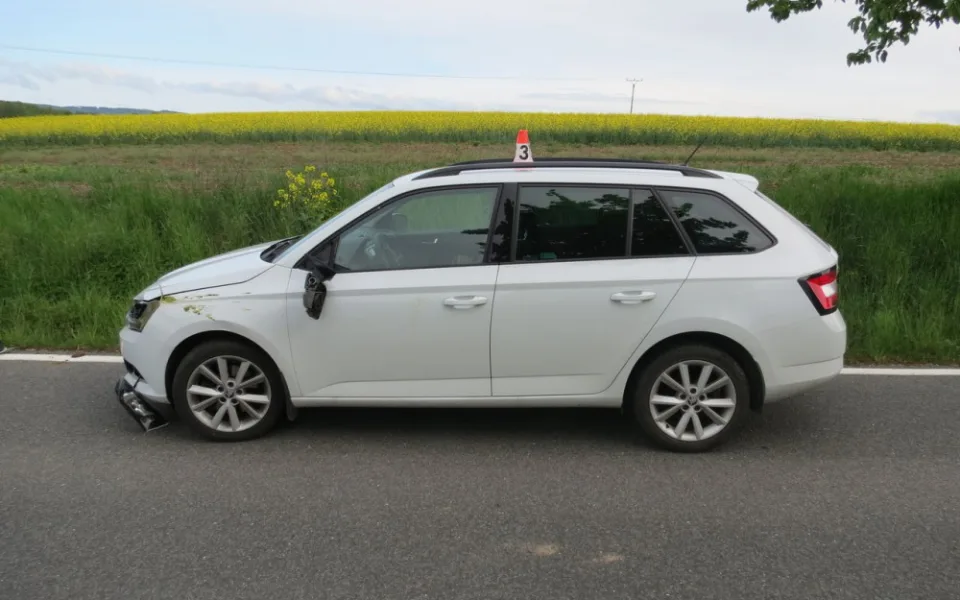 Řidičce vběhl před auto srnec, který po srážce uhynul. Letos je to na Šumpersku sedmašedesátý případ střetu se zvěří
