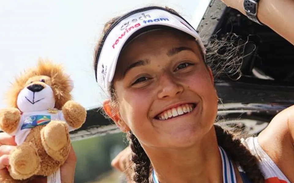 Olomoucká veslařka Emma Benýšková získala bronz na mistrovství Evropy