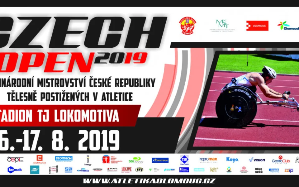 V Olomouci probíhá třináctý ročník mezinárodního mítinku tělesně postižených Czech Open