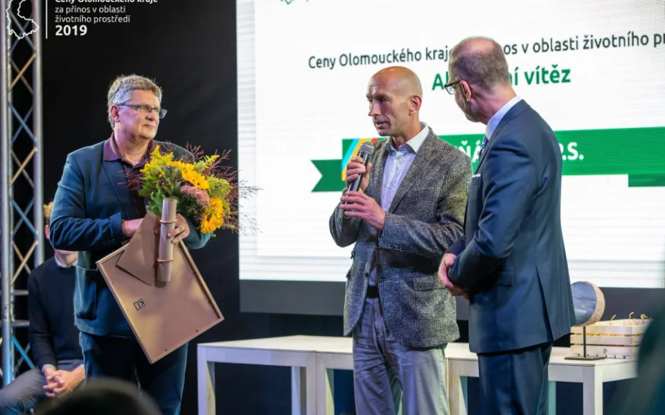 FOTO: Letošní Ceny Olomouckého kraje za přínos v oblasti životního prostředí ovládl Sluňákov