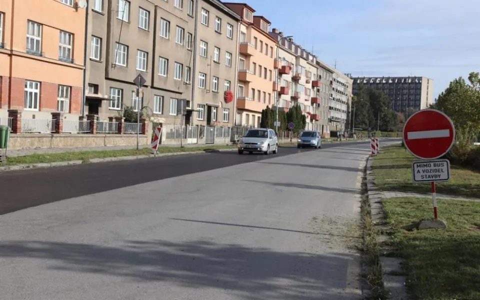 Od zítra bude nábřeží Edvarda Beneše v Přerově opět průjezdné