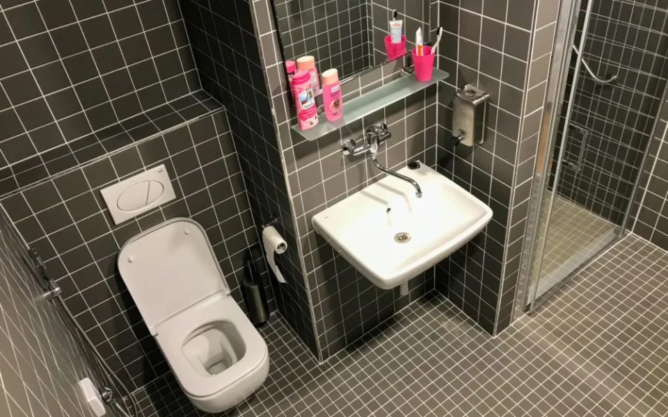 Některé pokoje oddělení šestinedělí ve Fakultní nemocnici mají nové toalety a koupelny