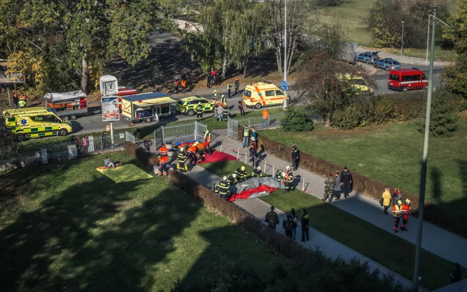 FOTOGALERIE: Podívejte se na fotky z velkého cvičení záchranných složek v Olomouci