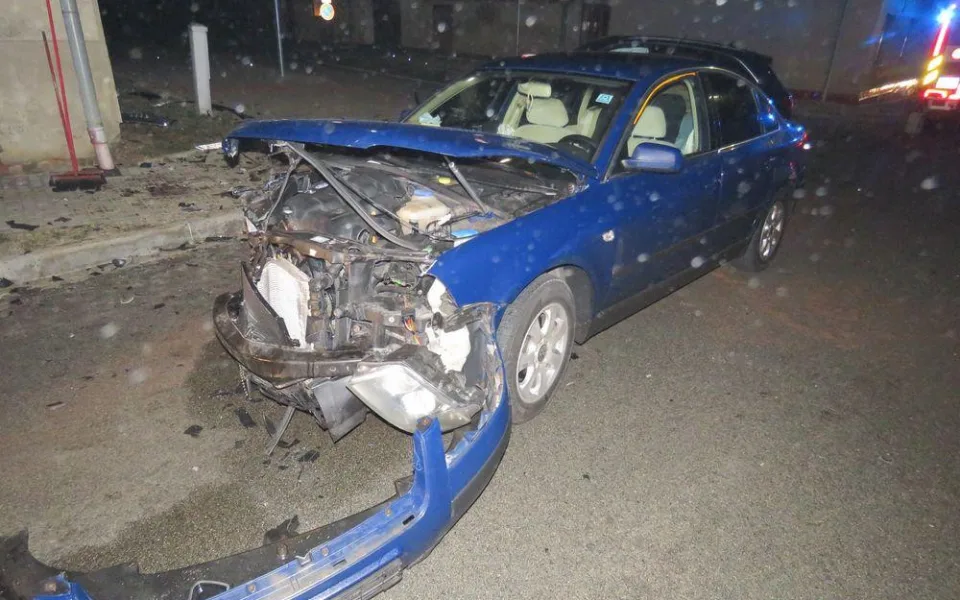 Ve Výšovicích se střetla dvě osobní auta. Nehoda se obešla bez zranění