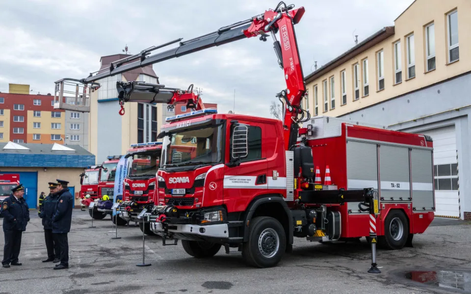 Nové automobily pro HZS Olomouckého kraje
