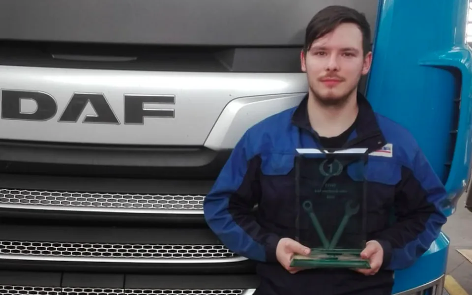 V olomoucké firmě Truck Trade mají nejlepšího mechanika tahačů DAF v Česku