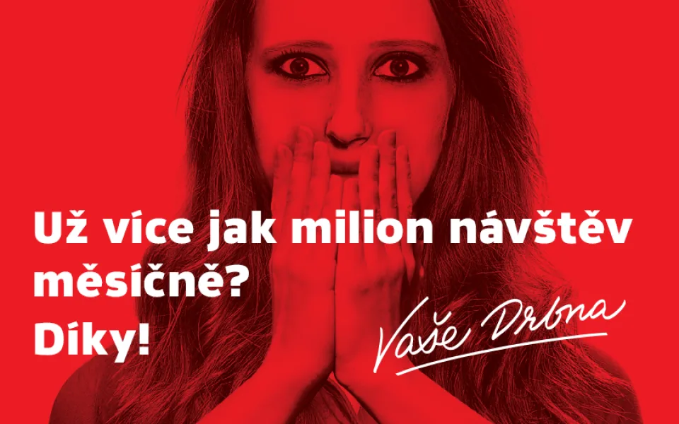 Olomoucká Drbna se v březnu přehoupla přes milion návštěv, její čtenáři by šedesátkrát naplnili plecharénu