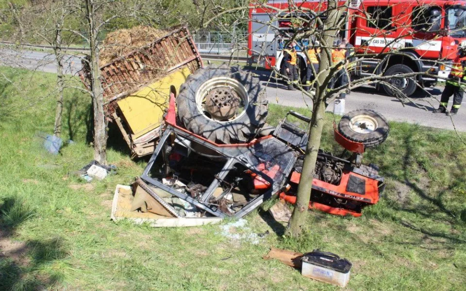 Dopravní nehoda v obci Plumlov